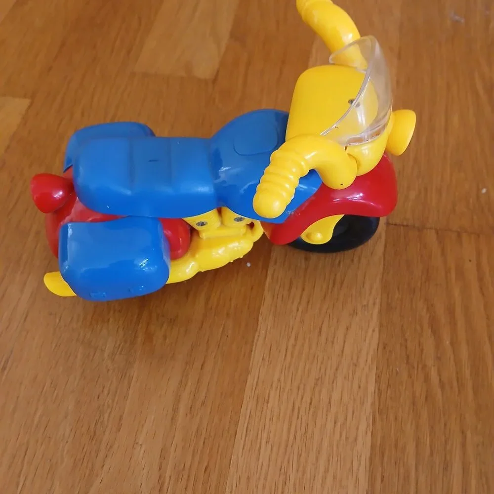 Tim-Mee Processed Plastics Toy Motorcycle Vintage